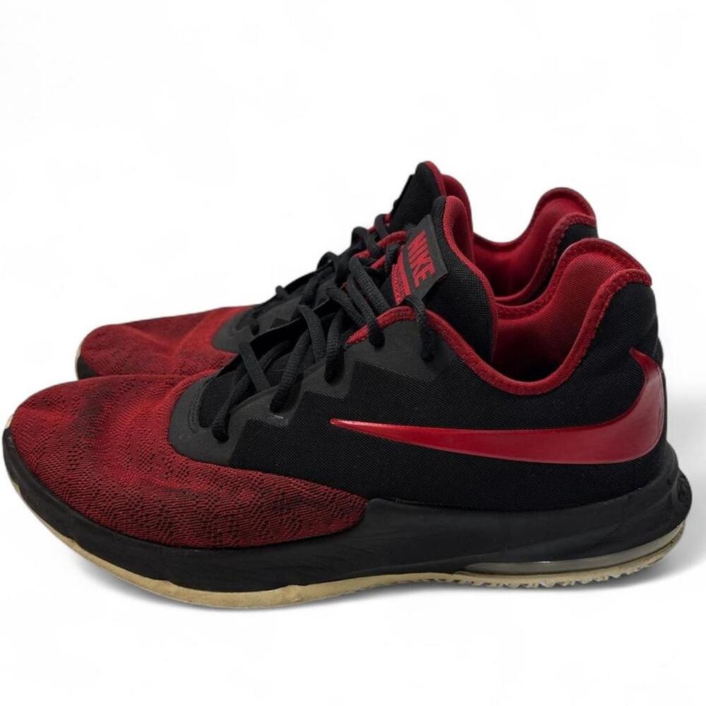 Nike Air Max Infuriate 3 Low Mens University Red/Black Basketball Shoes Size 12